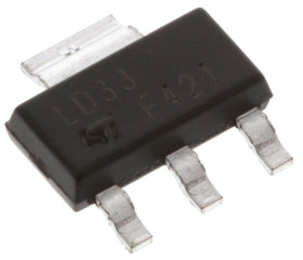 STMicroelectronics Regulator napięcia Powierzchnia LD1117S33CTR 15V SOT-223 4-pinowy