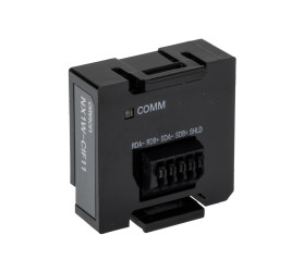 Moduł komunikacyjny Omron Moduł komunikacyjny NX Moduł procesora serii NX NX1W-CIF11 35,9 x 13,5 x 35,9 mm Komunikacja