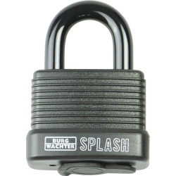 Burg W&#xE4;chter Splash 470 45 Padlock Black Waterproof Sturdy Key Access