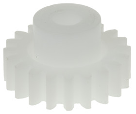 Koło zębate walcowe l.zębów: 20 1 POM śr. otworu: 5mm śr. piasty: 11.7mm