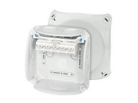 Skrzynka zaciskowa Polipropylen 77 x 130 x 130mm Szary IP66 HENSEL