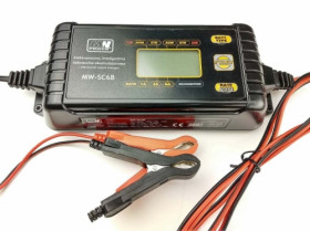 MW-SC6B ładowarka akumulatorowa żelowych i samochodowych 12V - 24V / 6A