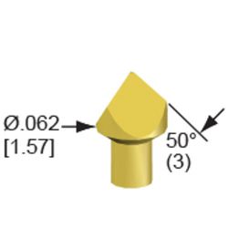 Igła testowa 100-PRG2503L, raster 100MIL (2,54mm)