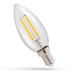 Żarówka E14 LED 1W WHITE NW 230V SPECTRUM Edison, 4000K, filament