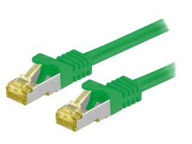 S/FTP7-CU-020GR Patch cord S/FTP 6a linka Cu LSZH zielony 2m 26AWG