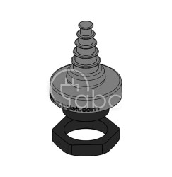 Przepust kablowy stożkowy, niedzielony KEL-DPF 25, na 1 przewód, 42652