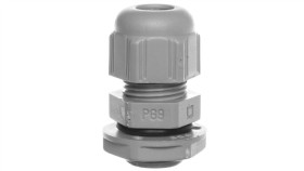 Dławnica Kablowa Poliamidowa Pg9 Ip68 Jasnoszara 098021