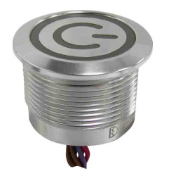 Przełącznik pojemnościowy Zatrzaskowy, chwilowy Pojemnościowy wyjście NPN LED RGB