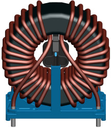 Dławik sieciowy 3,3 mH 12A Promieniowe ±30% Wtyczka PC 8.4mΩ Rdc rdzeń ferrytowy