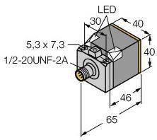 Czujnik indukcyjny Turck BI15U-CK40-ADZ30X2-B3131, 20 - 250 V, 1 szt.