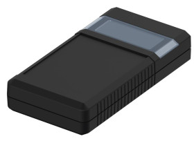 Bopla BOS 750-9005 (34750000) - obudowa ręczna z pojemnikiem na baterie (2 x 9V) i panoramicznym otworowaniem na wyświetlacz (15