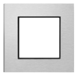 Aria Ramka pojedyncza szczotkowane aluminium R-1UAC/62/25