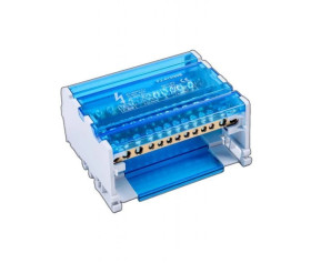 Blok rozdzielczy na szynę TH35 lub do pow. Płaskich 80A 4x13 FJ-413/80B 90256