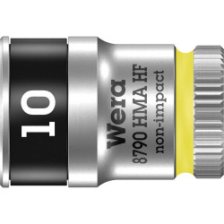 Wera 05003725001 8790 HMA HF Zyklop Socket - 1/4&quot; - Holding Function 10 x 23mm