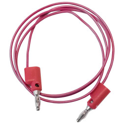 Mueller BU-2020-A-24-2 Test Lead 610mm Red 4mm Banana Plugs 1pc