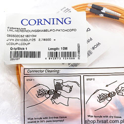 J-VH-2X1G50L-125-2.7B500 Fiber Optic Patch Cord FIBER-CORD CORNIN