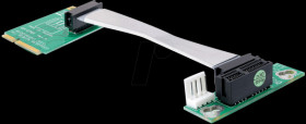 41305 Delock riser card, Mini PCI Express &gt; PCI Express x1 left insert