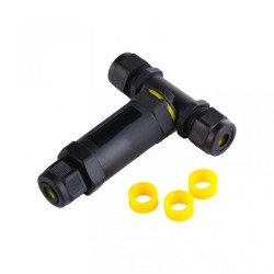 Mufa kablowa rozgałęźna skręcana typu T 3x2,5 długa IP68 MKT-3B-D