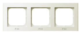 SONATA Ramka potrójna do łączników IP44 ecru RH-3R/27