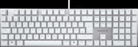 G80-3950LIBDE-1 Keyboard, USB, MX2A Brown, DE, white/silver