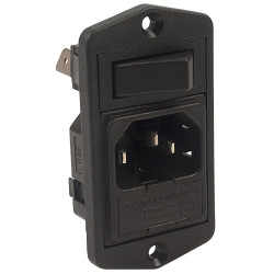 Bulgin BVA01/Z0000/01 Vert Sp Fused Inlet