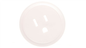 Celiane Plakietka Gniazda Pojedynczego Z/U Ip20 Euro/Usa Biała 068137