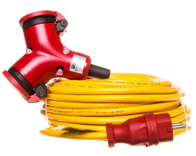 Przedłużacz zwijany 20m N07V3V3-F 3x1,5 2xGS 9AX5Z09123