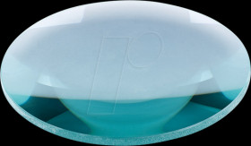 77458 Lens for LED magnifying glass lamp, 100 mm diameter, real glass