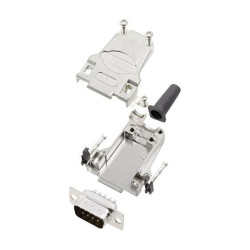 Encitech 6355-0044-02 DTZF15-DBP-K D-Sub Pin Strip set 15 Pins solder