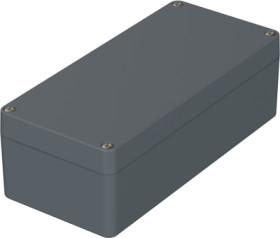 PA enclosure, (L x W x H) 175 x 80 x 57 mm, silver gray (RAL 7001), IP65, 38115000