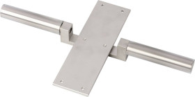 Podpora ze stali nierdzewnej z uchwytem z tworzywa sztucznego o dużej wytrzymałości Sauter AFH 04