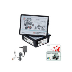 Lego Mindstorms EV3 + zasilacz i dodatkowe klocki - pełny pakiet edukacyjny z oprogramowaniem Lego 45544 + 45560 + 45517