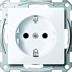 Gniazdo wtykowe SCHUKO, z przesłoną, b.śrub., B.A, P, Sys M MTN2300-0325