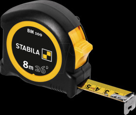 19580 Measuring tape BM 100, 8 m, cm/inch scale