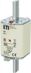 Wkładka bezpiecznikowa NH1 50A gF 500V 004139114
