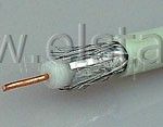 Kabel koncentryczny RG58; 75 Ohm; linka