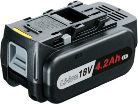 Battery, 18 V/4.2 Ah, Li-ion for Panasonic cordless drill and saws, EY 9L51B