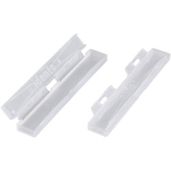 TE Connectivity 0-1768021-2 Cable Tie Badge Fitting 64x6.2mm Transparent