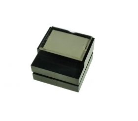 Przycisk monostabilny czarny z miejscem na etykietę