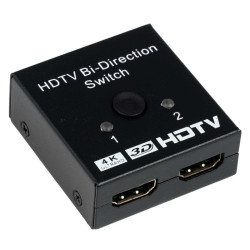 Dwukierunkowy switch HDMI 2.0 2x1 rozdzielacz splitter sygnału 4K 60Hz