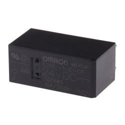 Przekaźnik mocy 24V dc SPDT Omron, montaż PCB 1440Ω Otwór przezierny