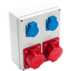 VIPLAST Rozdzielnica Gniazdo 2x32/5 + 2x250V
