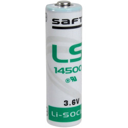 Saft LS14500 AA Size 2600mAh Lithium Battery Cell 3.6V