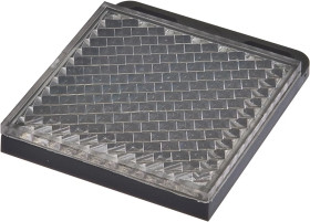 Akcesoria optyczne, odbłyśnik, 8,5x60x51mm, otwór na śrubę, 2xØ4,8mm, -25-100C, IP67, AO000152