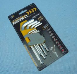 KLUCZE IMBUSOWE 9-SZT CRV KULKOWE BESST