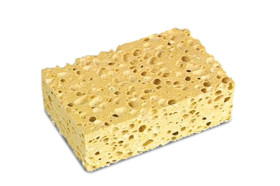 Gąbka, typ: Gąbka, zastosowanie: Cleaning, Żółty