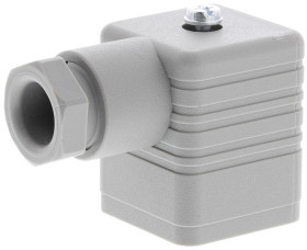 Złącze zaworu elektromagnetycznego A 2P+E 250 V AC/DC Żeński dławnica PG9 Wkręcane Hirschmann