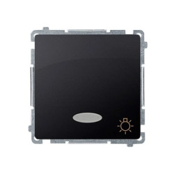 Simon Basic Przycisk /światło/ z podświetleniem grafit matowy BMS1L.01/28