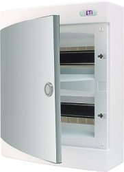 Rozdzielnica modułowa 2x12 natynkowa drzwi białe / IP 40 400V AC / ECT24PO-s 001101072