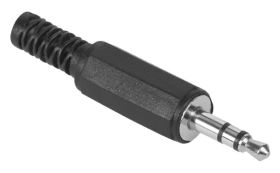 Wtyk Jack 3,5mm stereo osłona plastikowa